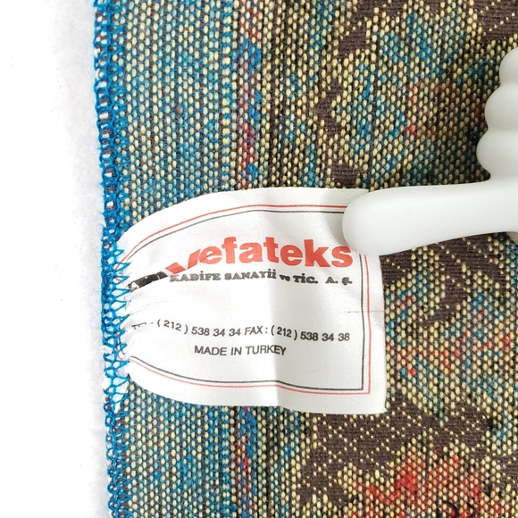 Vintage Turkish velvet Islamic Prayer Rug Mecca Mosque Tapestry Wall Hanging - Picture 16 of 16